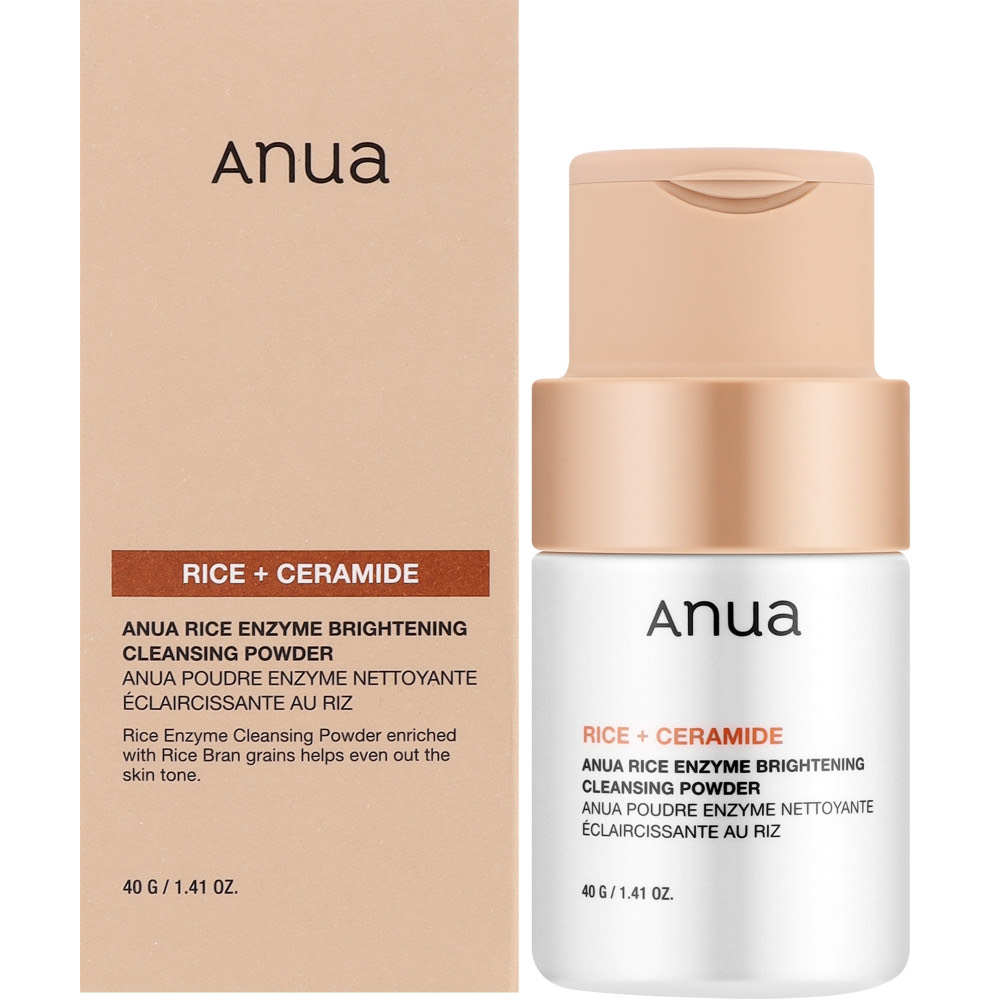 Anua Rice + Ceramide Enzyme Brightening Cleansing Powder
