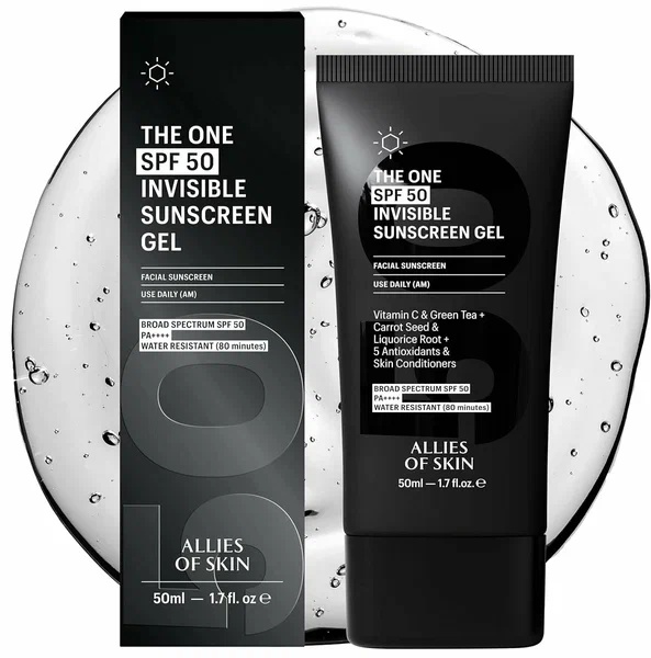 Allies of skin the one spf 50 invisible sunscreen gel