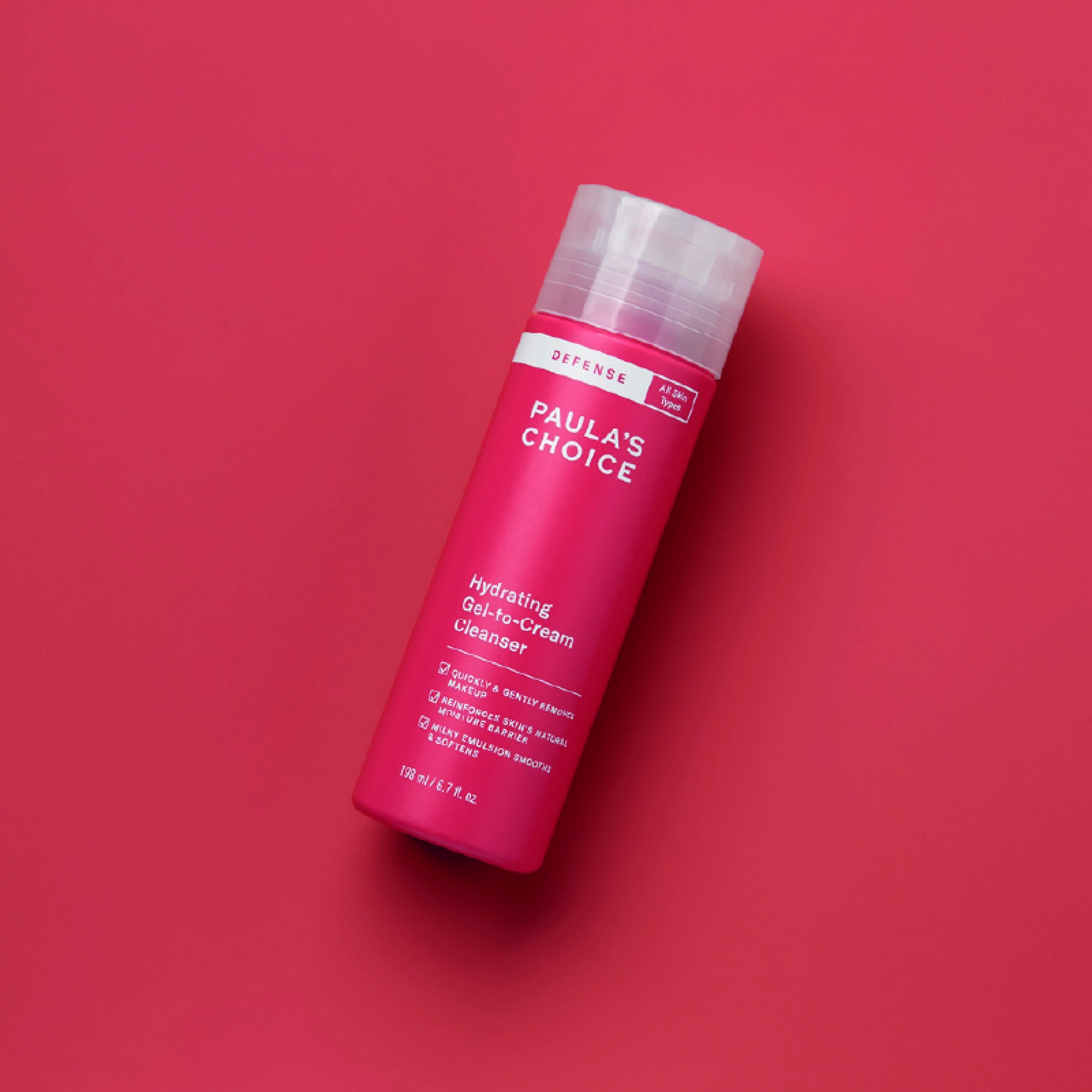 Paula’s choice defense hydrating gel to cream cleanser