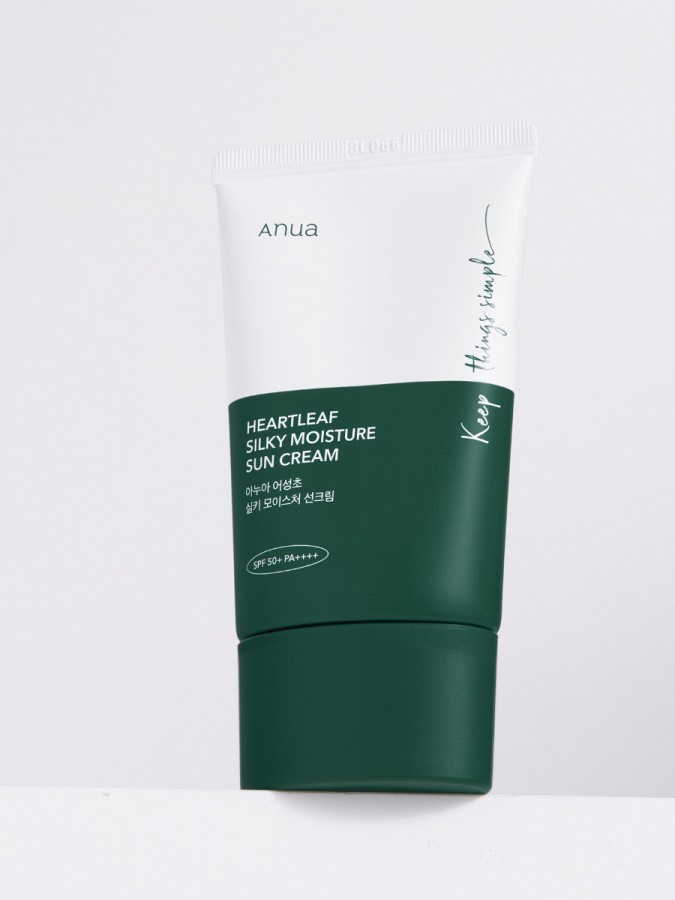 Anua Heartleaf Silky Moisture Sun Cream SPF50