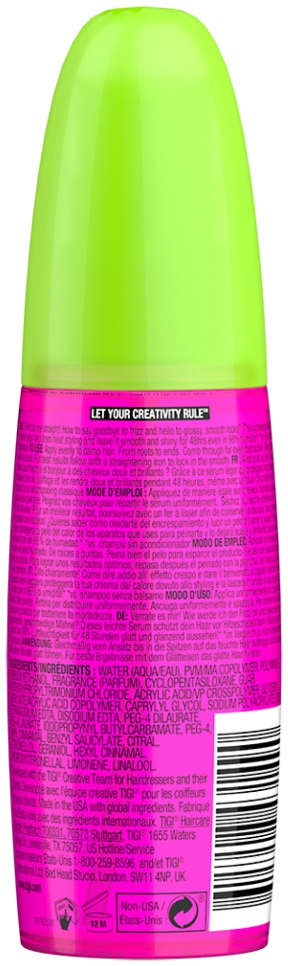 TIGI bed head straighten out