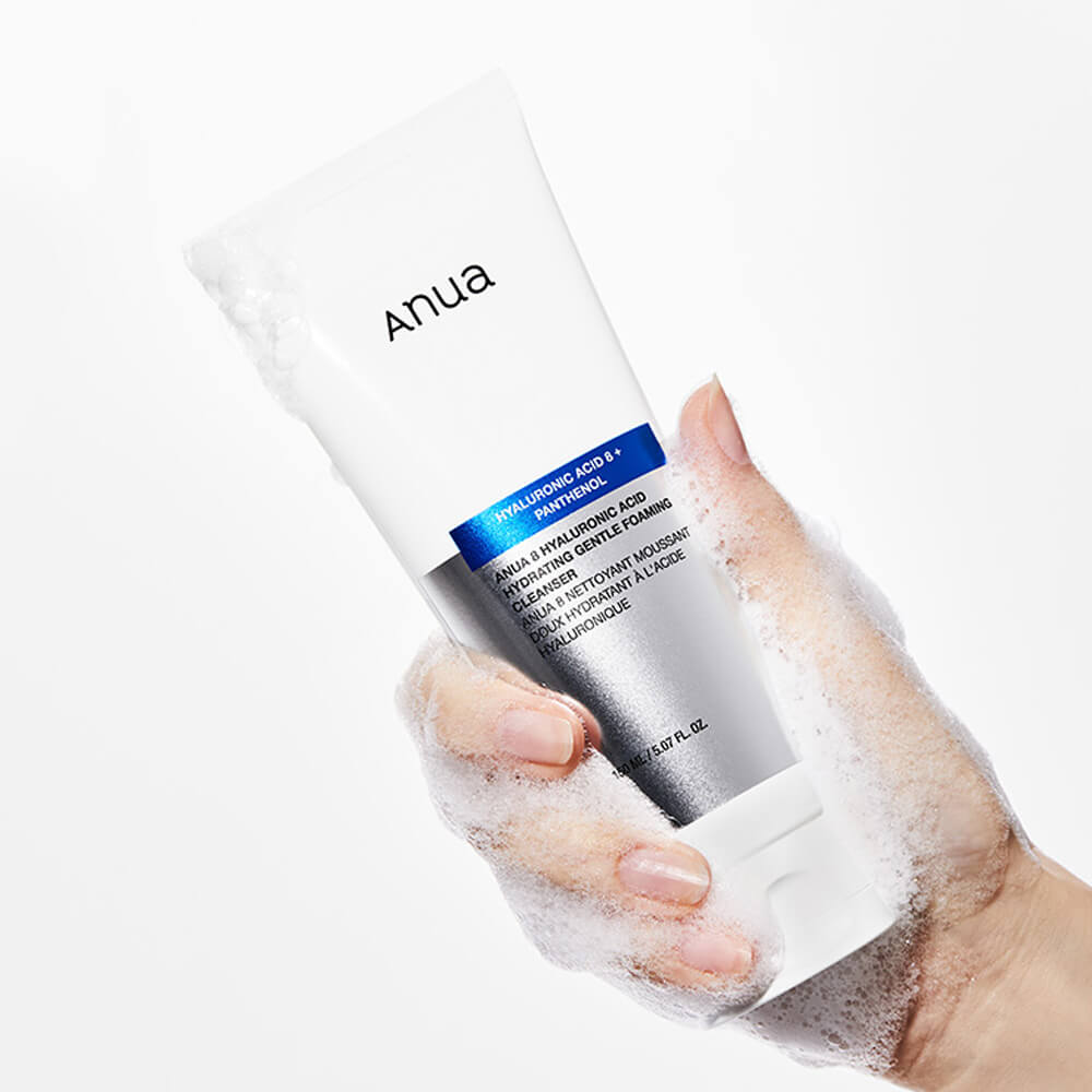 Anua 8 Hyaluronic Acid Hydrating Gentle Foaming Cleanser