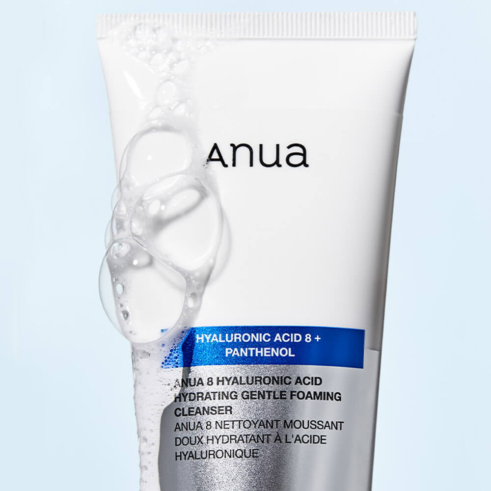 Anua 8 Hyaluronic Acid Hydrating Gentle Foaming Cleanser