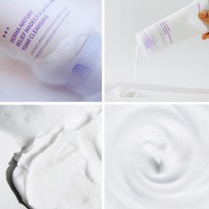 Celimax Derma Nature Relief Madecica pH Balancing Foam Cleansing