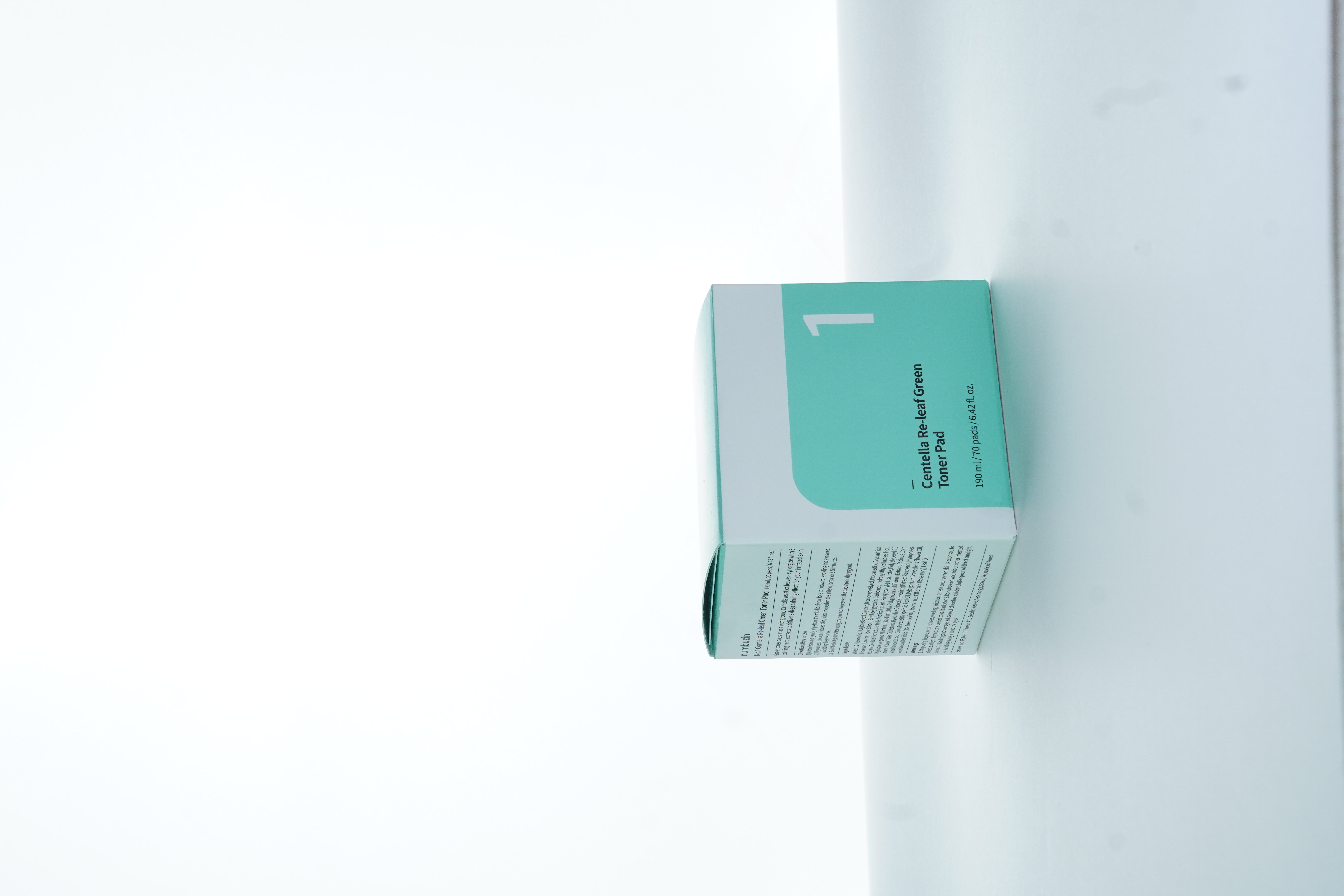 Numbuzin No.1 Centella Re-leaf Green Toner Pad