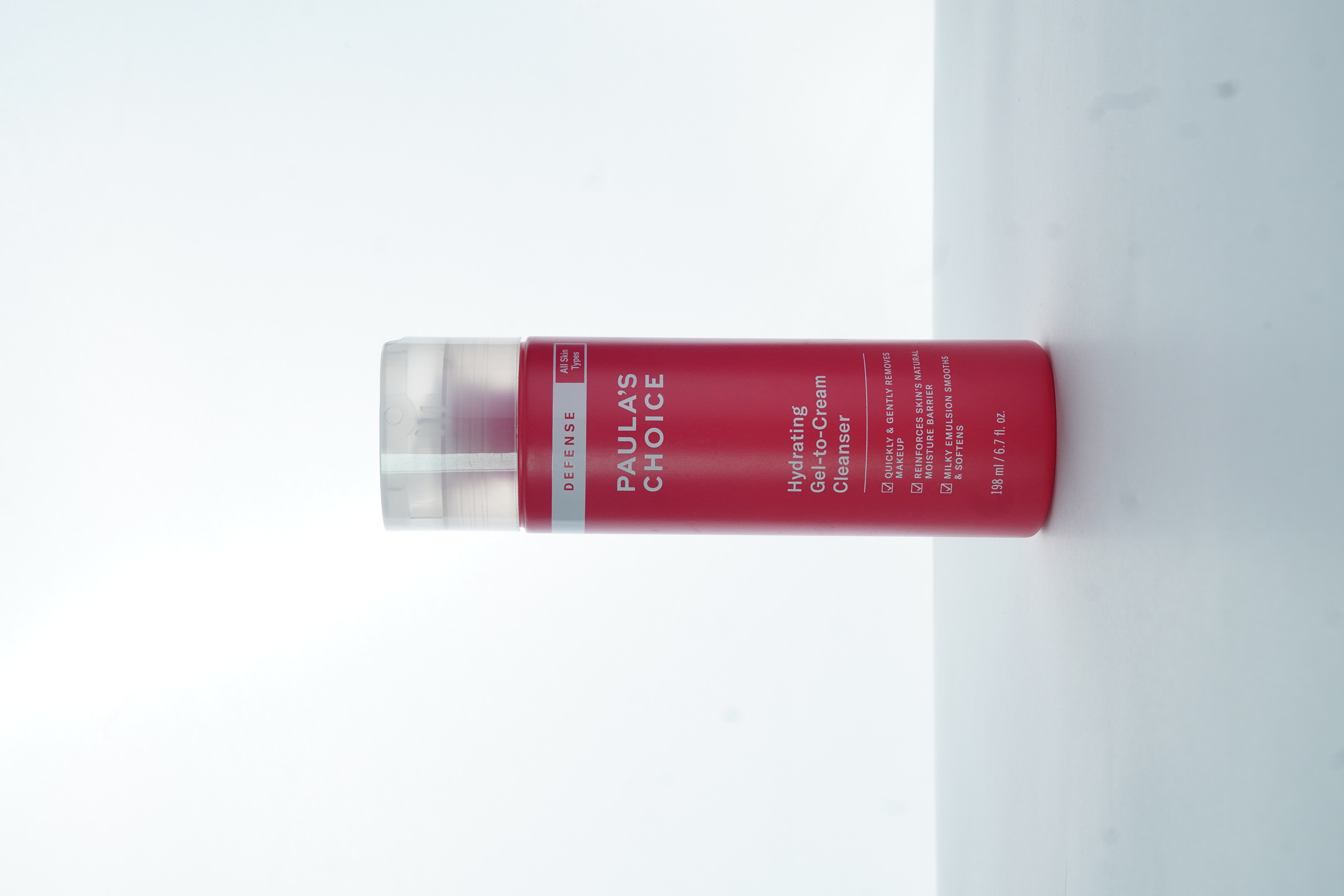Paula’s choice defense hydrating gel to cream cleanser