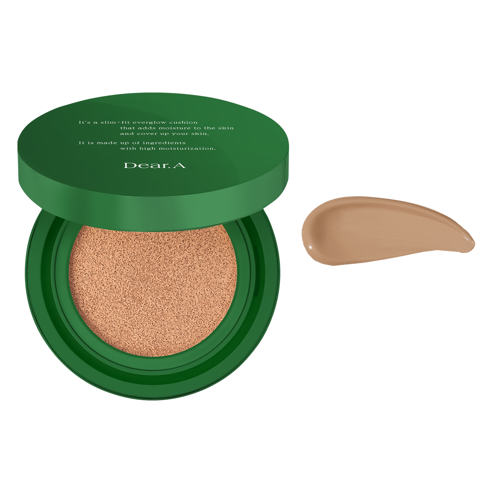 Dear.A Slim Fit Everglow Cushion - 23 Cool Beige