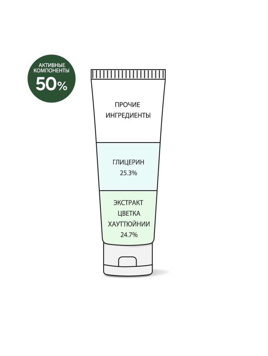 Derma Factory Houttuynia Cordata 24% Cleansing foam