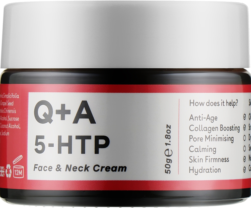Q+A 5-HTP Face&Neck Cream