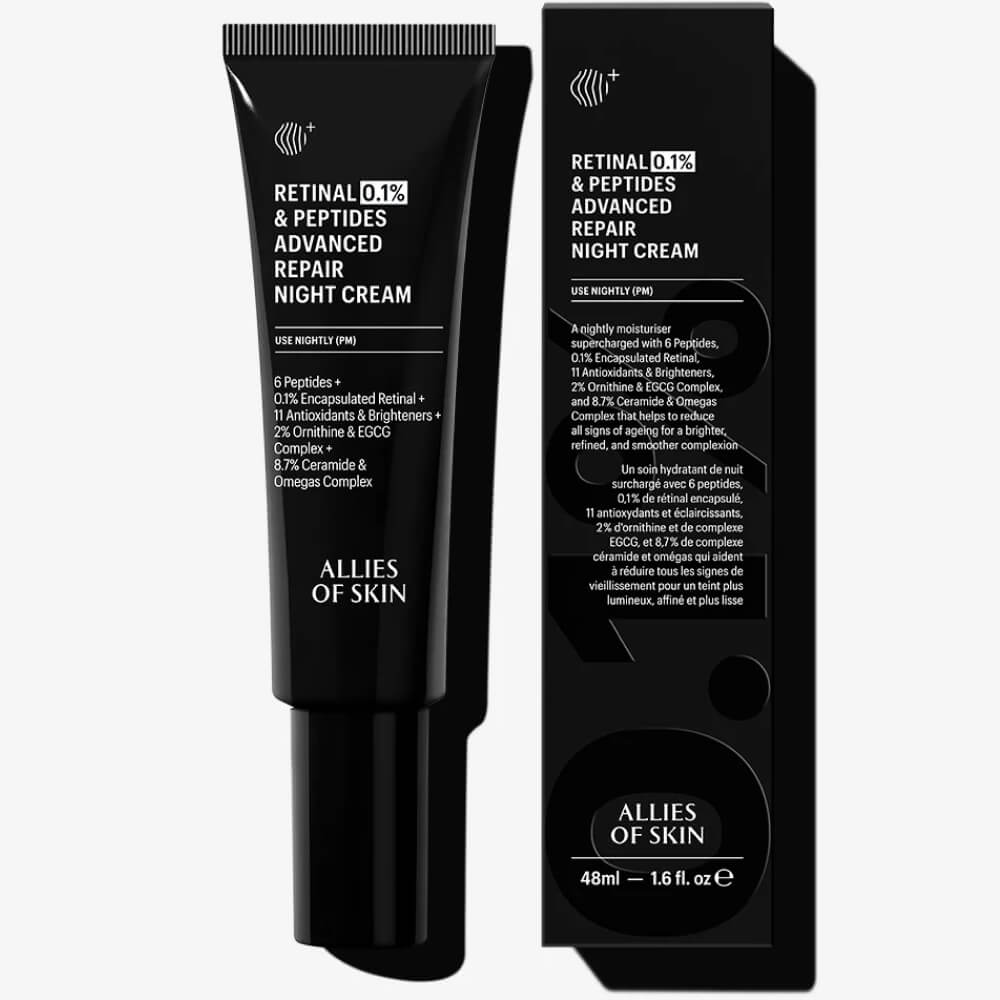 Allies of skin Retinal 0.1% & Peptides repair night cream