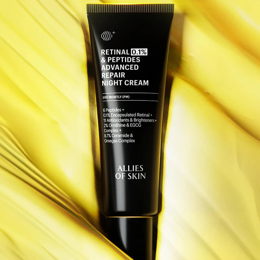 Allies of skin Retinal 0.1% & Peptides repair night cream