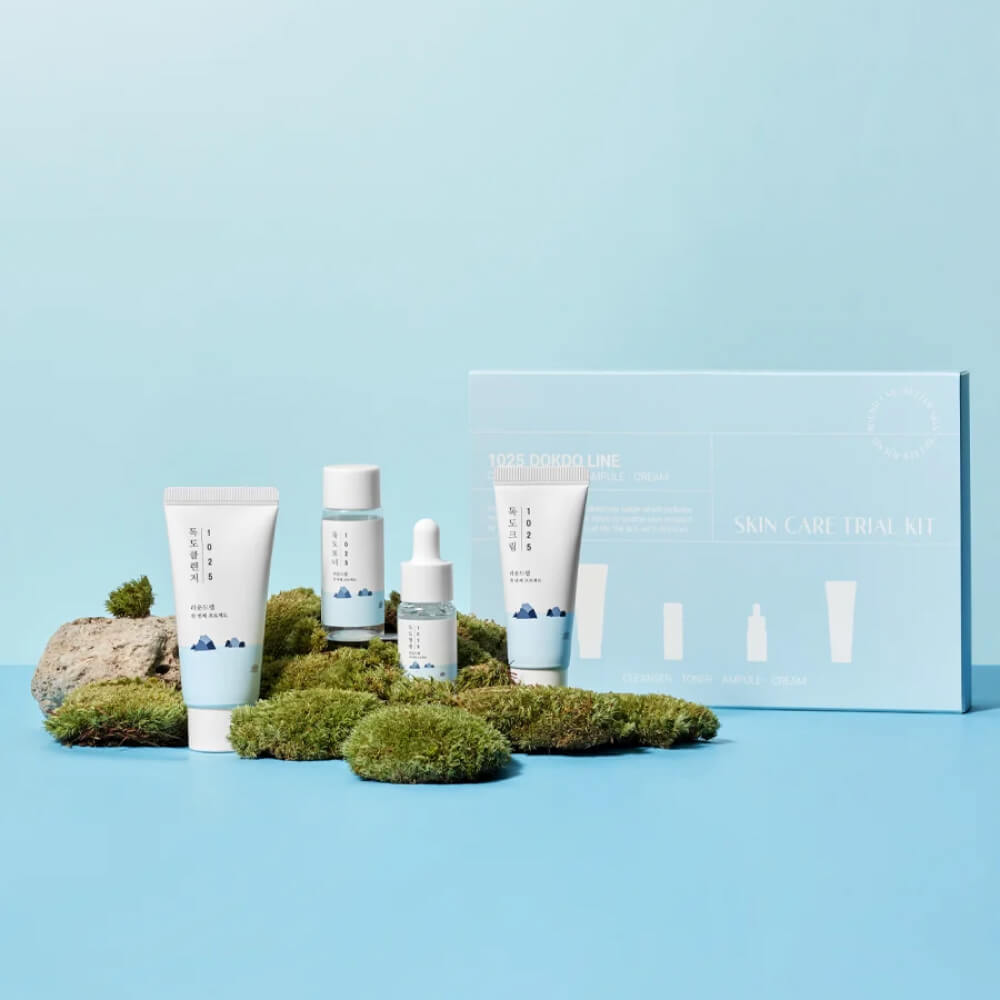 Round Lab 1025 Dokdo line skin care trial kit