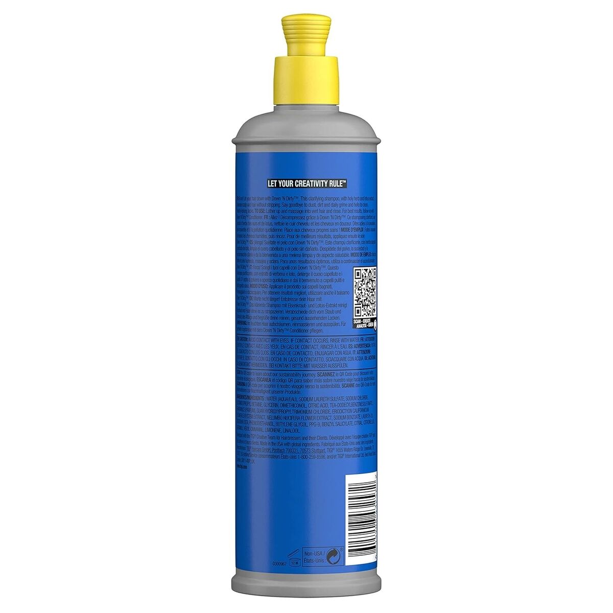 TIGI BED HEAD down n dirty shampoo 400мл