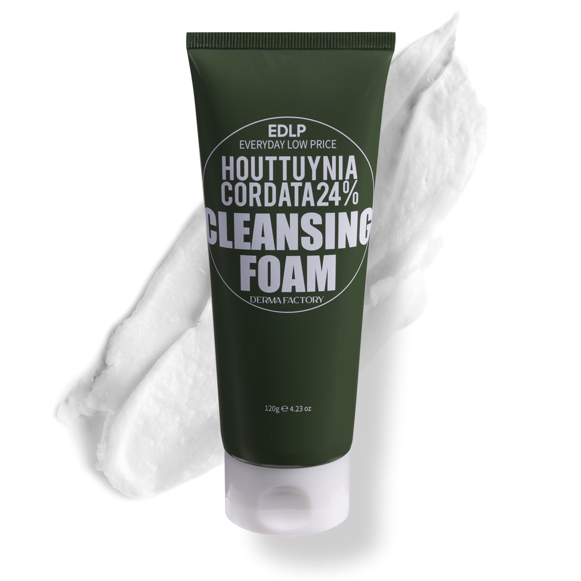 Derma Factory Houttuynia Cordata 24% Cleansing foam